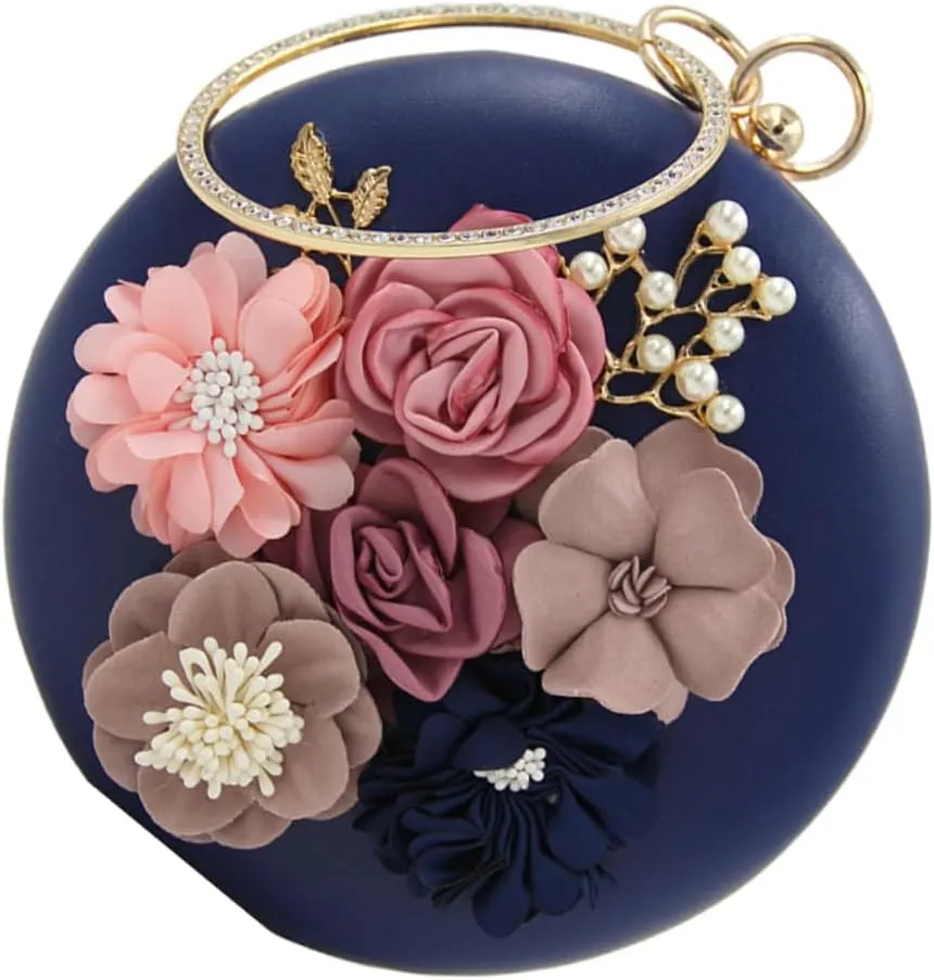 PRETYZOOM Evening Bag Clutch Purse Round Clutch Bag Clutch Bags for Women