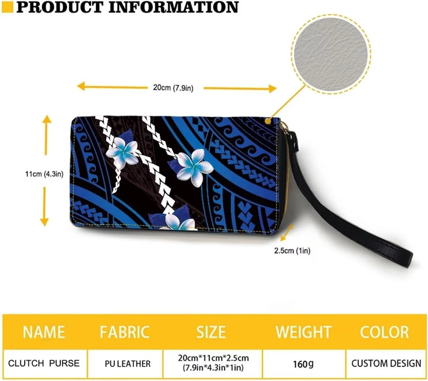 PU Leather Purse Samoan Polynesian Tribal Large Capacity Tote Bag Shoulder Bags Wallet Set 2pcs Shoulder Bags