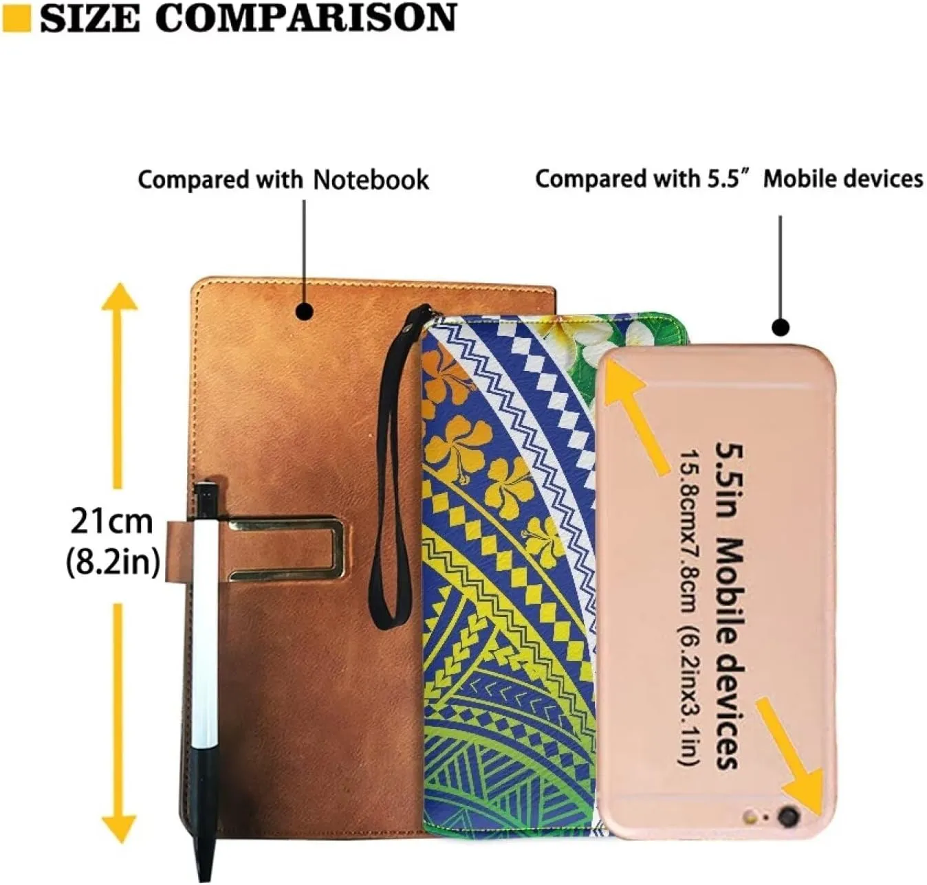 PU Leather Purse Samoan Polynesian Tribal Large Capacity Tote Bag Shoulder Bags Wallet Set 2pcs Shoulder Bags