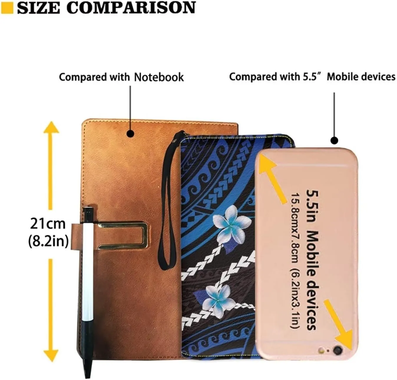 PU Leather Purse Samoan Polynesian Tribal Large Capacity Tote Bag Shoulder Bags Wallet Set 2pcs Shoulder Bags