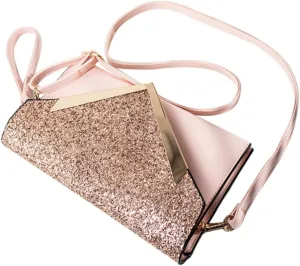 Purses for Women Pink Evening Bag Fashion Clutch Handbag for Women Wedding Party Accessory