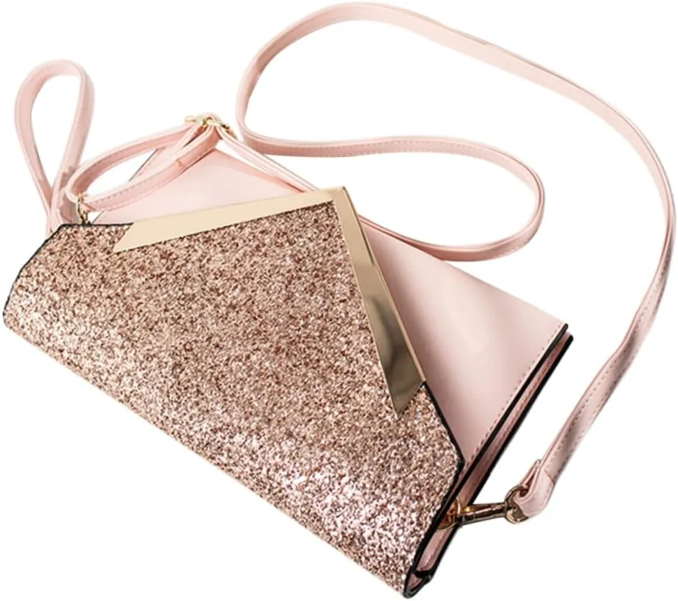 Purses for Women Pink Evening Bag Fashion Clutch Handbag for Women Wedding Party Accessory