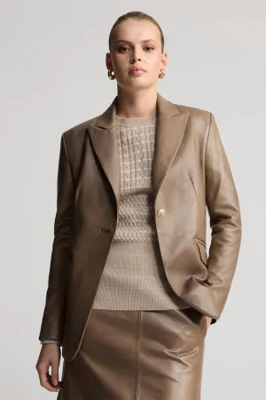 RAW BY RAW | SAMANTHA - TAILORED BLAZER - PUTTY