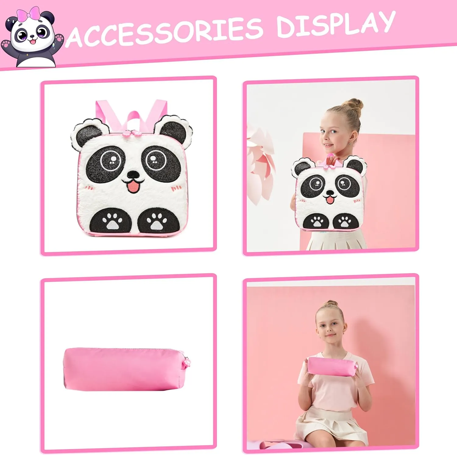 Rolling Backpack for Girls Rolling Backpack for Kids Backpack with Wheels for Kids Backpacks for Girls Cute Bowknot Kawaii Backpack for Girls Elementary Student