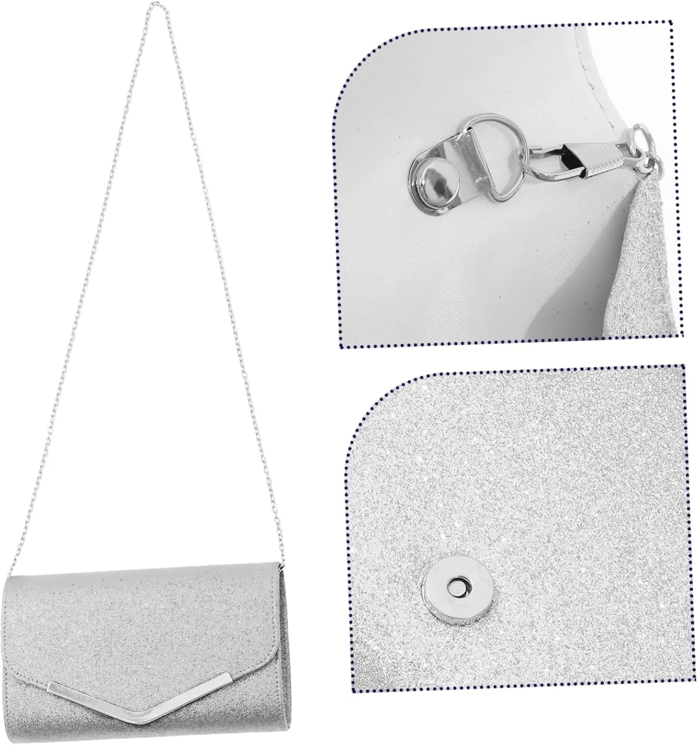 SAFIGLE Handbag Party Purses for Women Evening Clutch Purses for Women Wedding Evening Bag Wedding Purses for