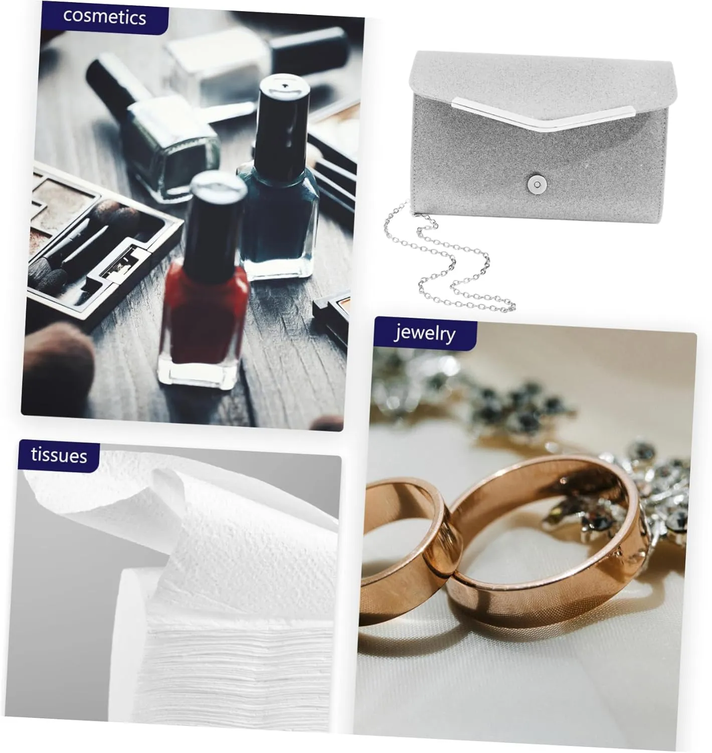 SAFIGLE Handbag Party Purses for Women Evening Clutch Purses for Women Wedding Evening Bag Wedding Purses for