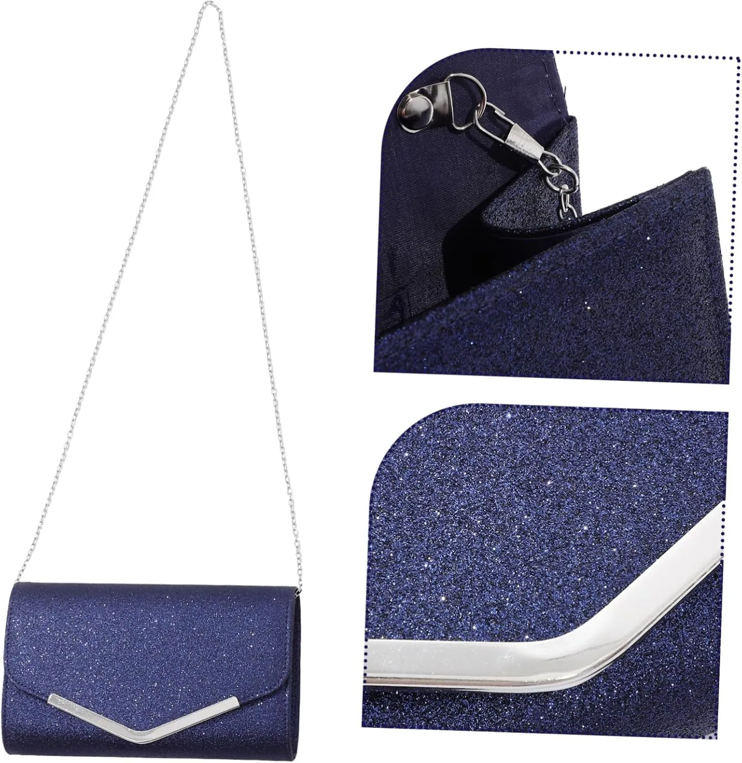 SAFIGLE Handbag Party Purses for Women Evening Clutch Purses for Women Wedding Evening Bag Wedding Purses for
