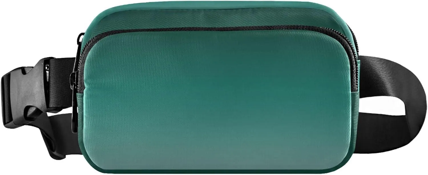 Sage Gradient Stylish Belt Bag for Women Men Fanny Pack Small Waist Pouch Crossbody Bags for Outdoor Hiking Running Travel