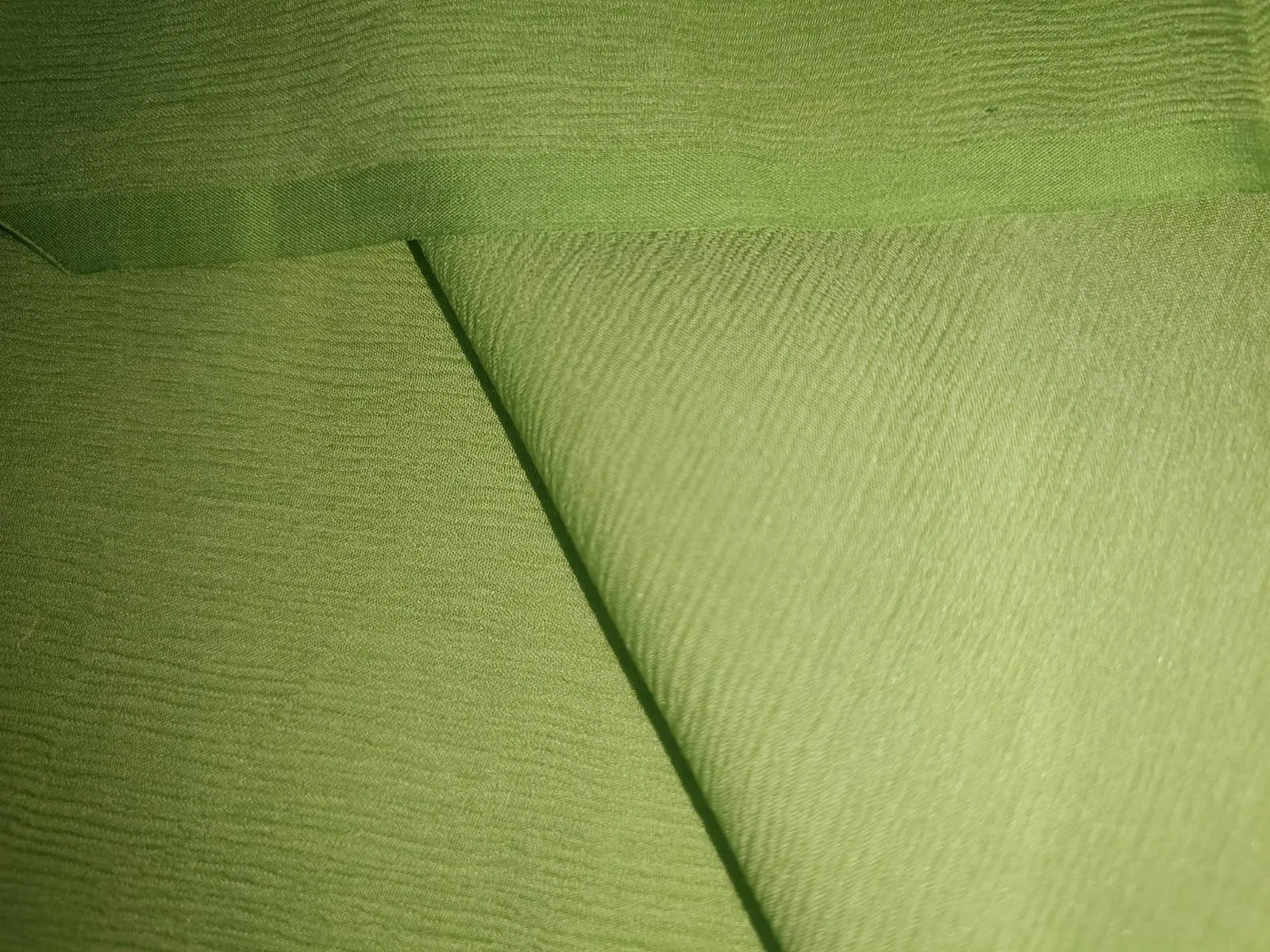 Silk chiffon fabric 44" WIDE available in 32 gm and 60 gm in colors rusty orange/hot pink/lavender/red/redxgreen/bright yellow/mustard x blk/rustxblk/ocean green/orangepink/bluegreen/burgundybrown/charcoal/ black/purple blue/green yellow/orange]
