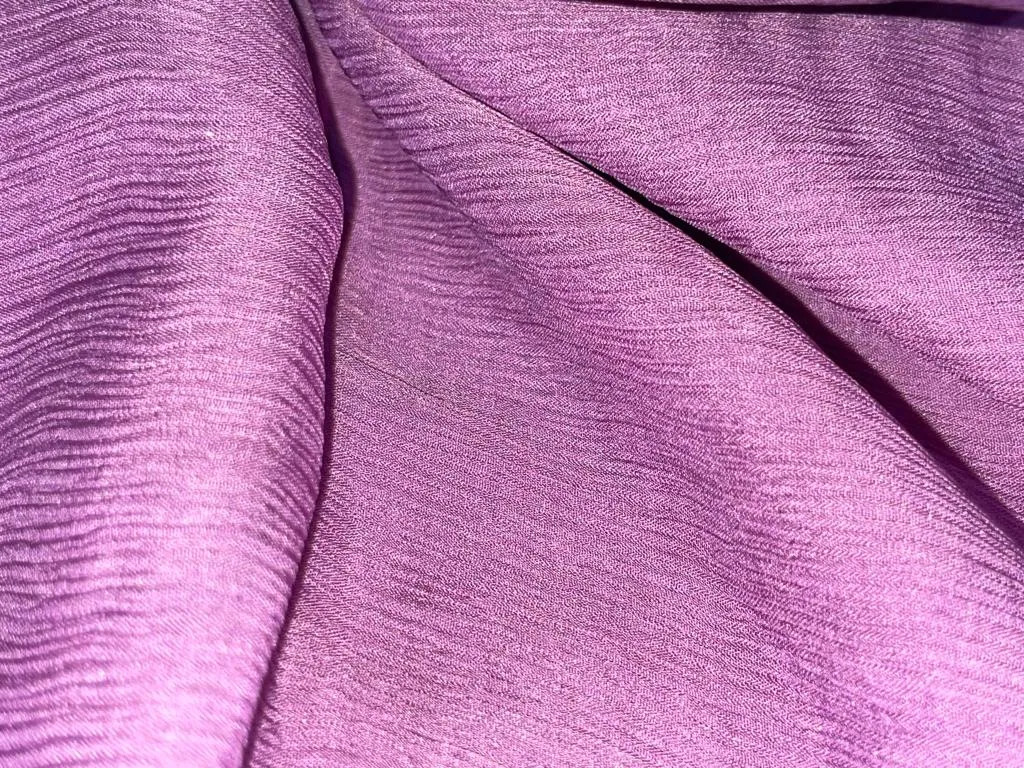 Silk chiffon fabric 44" WIDE available in 32 gm and 60 gm in colors rusty orange/hot pink/lavender/red/redxgreen/bright yellow/mustard x blk/rustxblk/ocean green/orangepink/bluegreen/burgundybrown/charcoal/ black/purple blue/green yellow/orange]