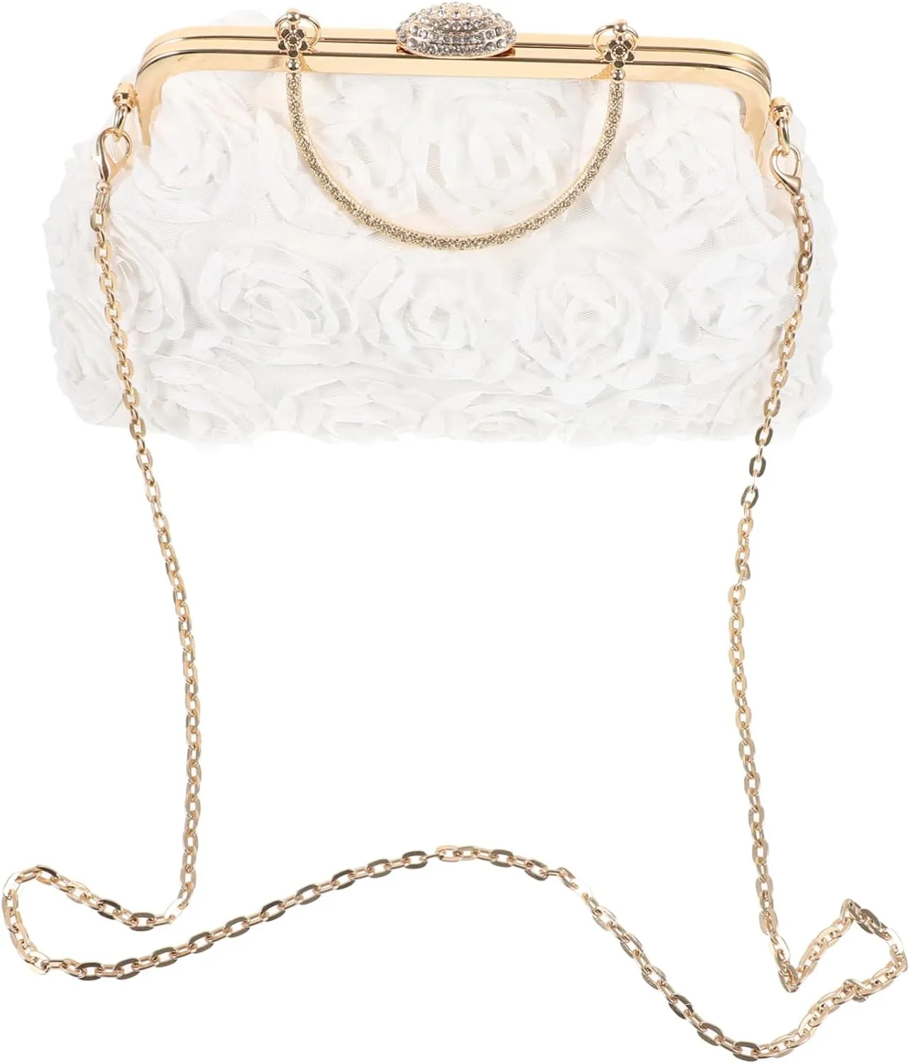Stylish Flower Chain Bag Evening Clutch Fashionable Purse Evening Party Bag Handbag