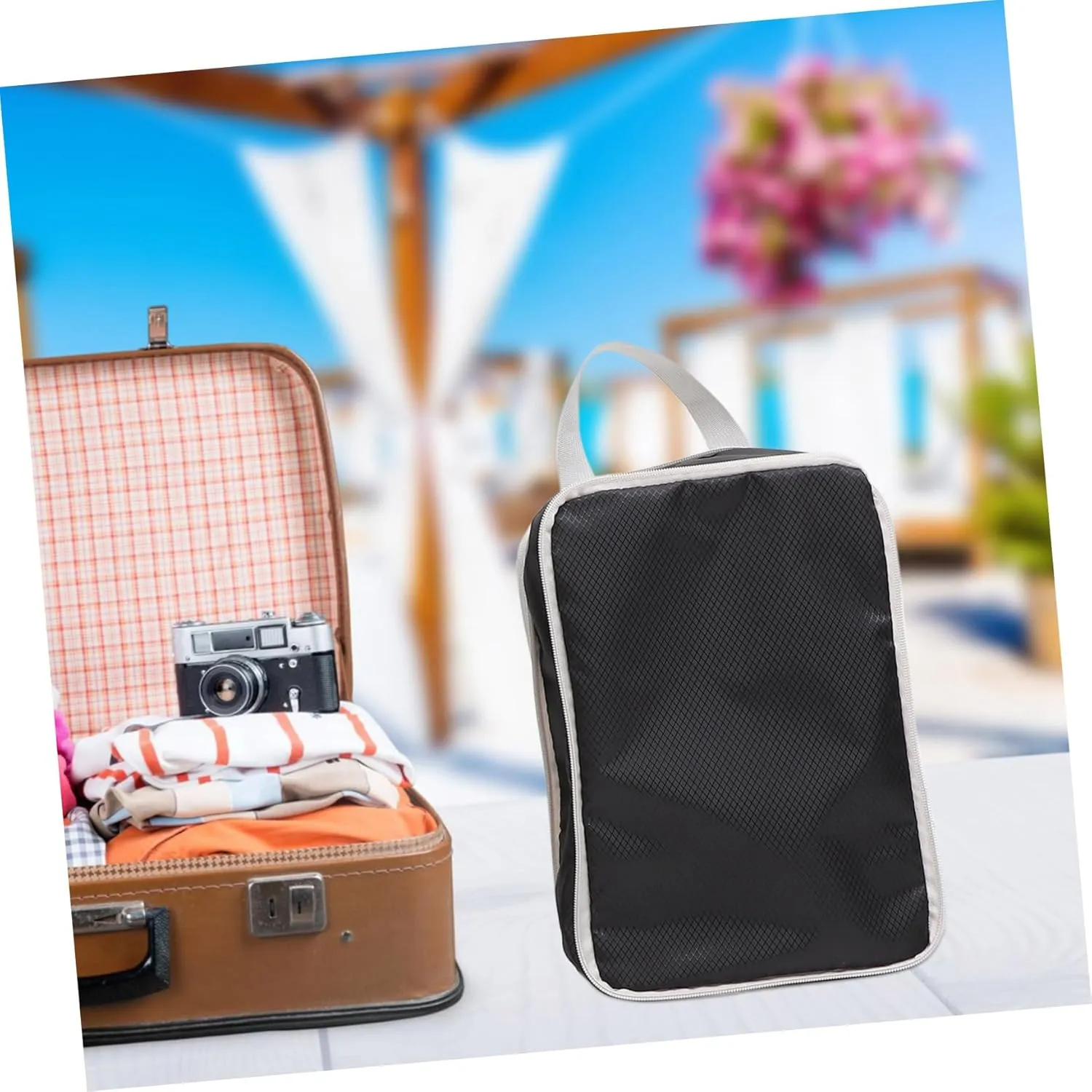 Suitcase Organizer Bags 4pcs Travel Compression Packing Cubes Packing Cube Set for Suitcases for Business Travel