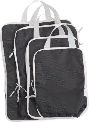 Suitcase Organizer Bags 4pcs Travel Compression Packing Cubes Packing Cube Set for Suitcases for Business Travel