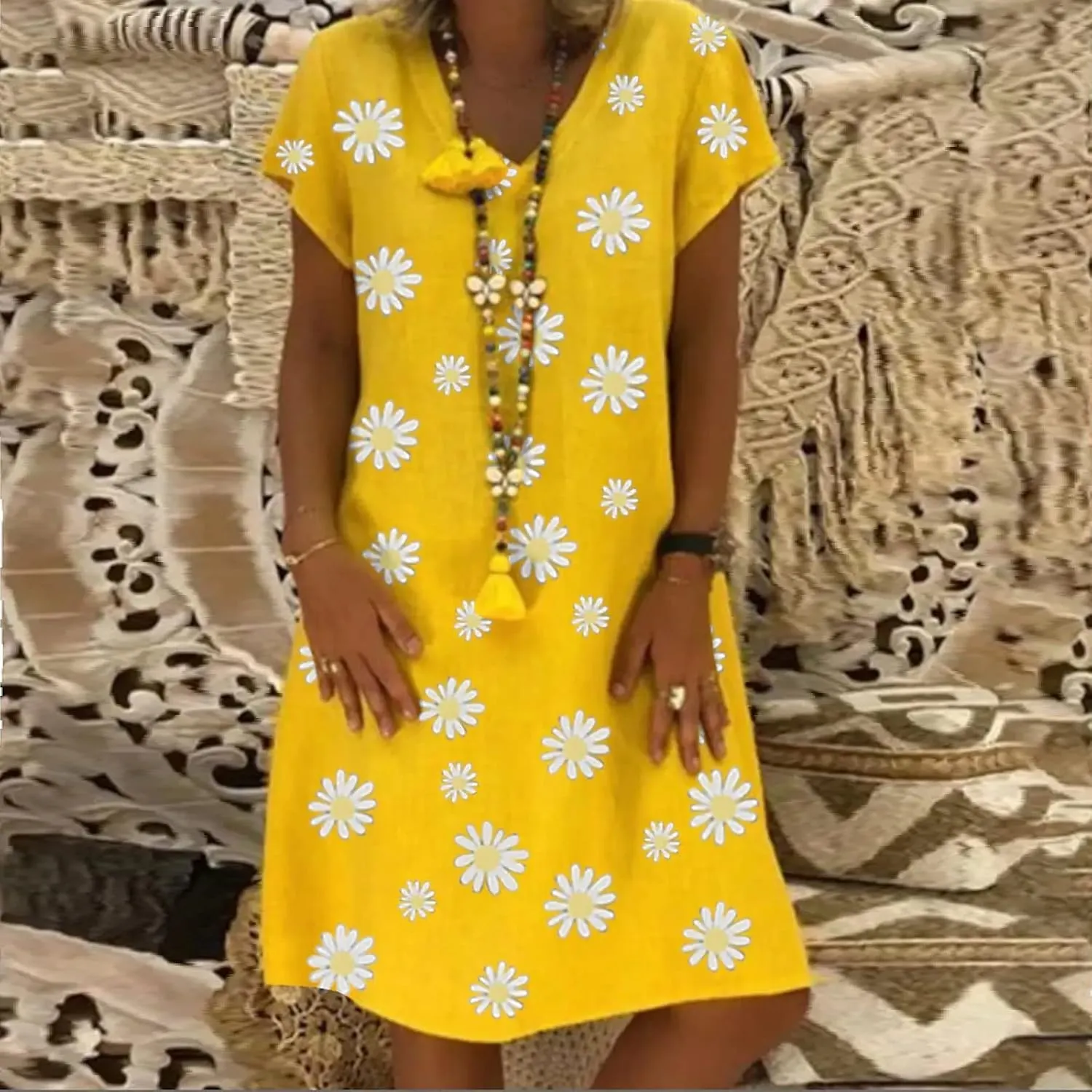 Summer Casual T Shirt Dresses for Women 2024 Plus Size Ladies Dress Womens Slim Dresses 2024 Cotton Linen Dresses