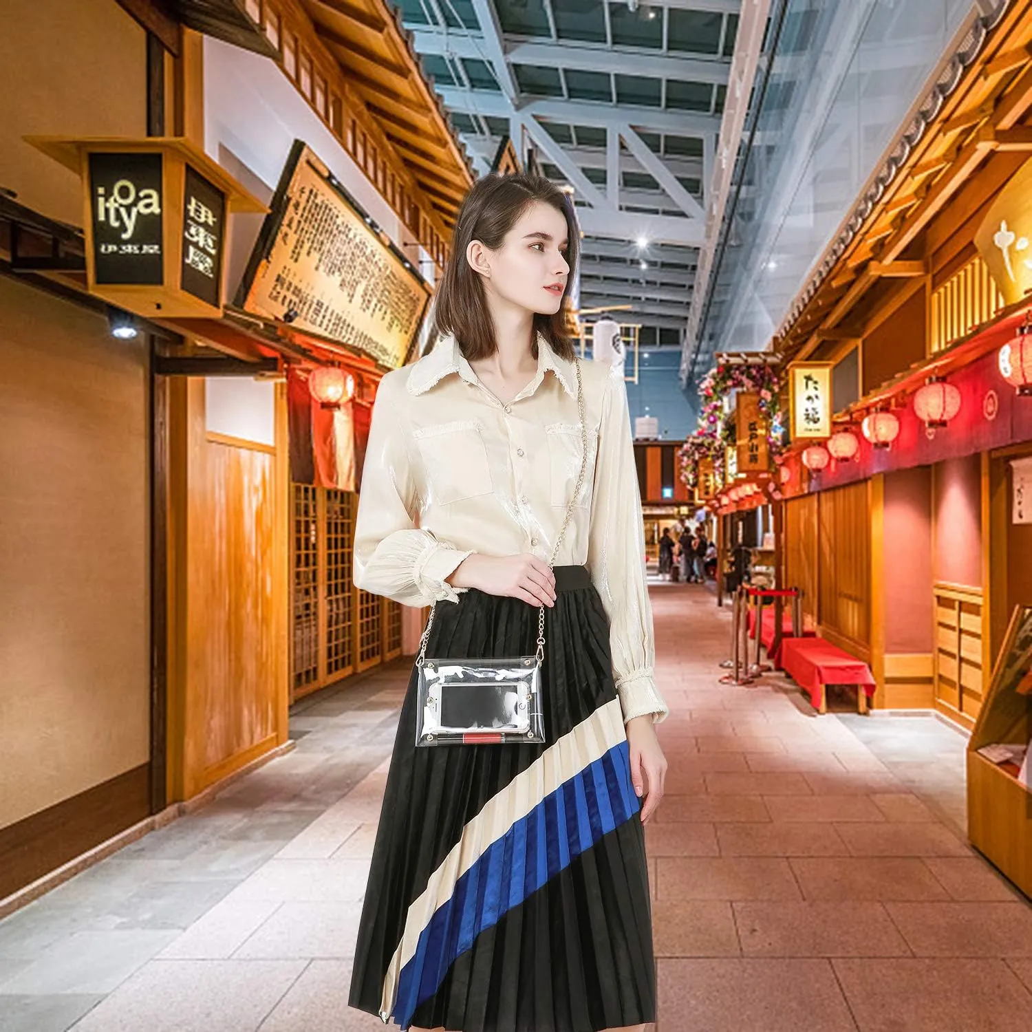 Transparent Clutch Clear Purse Crossbody Shoulder Bags Stadium Approved Bags
