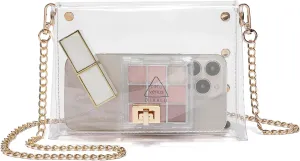 Transparent Clutch Clear Purse Crossbody Shoulder Bags Stadium Approved Bags