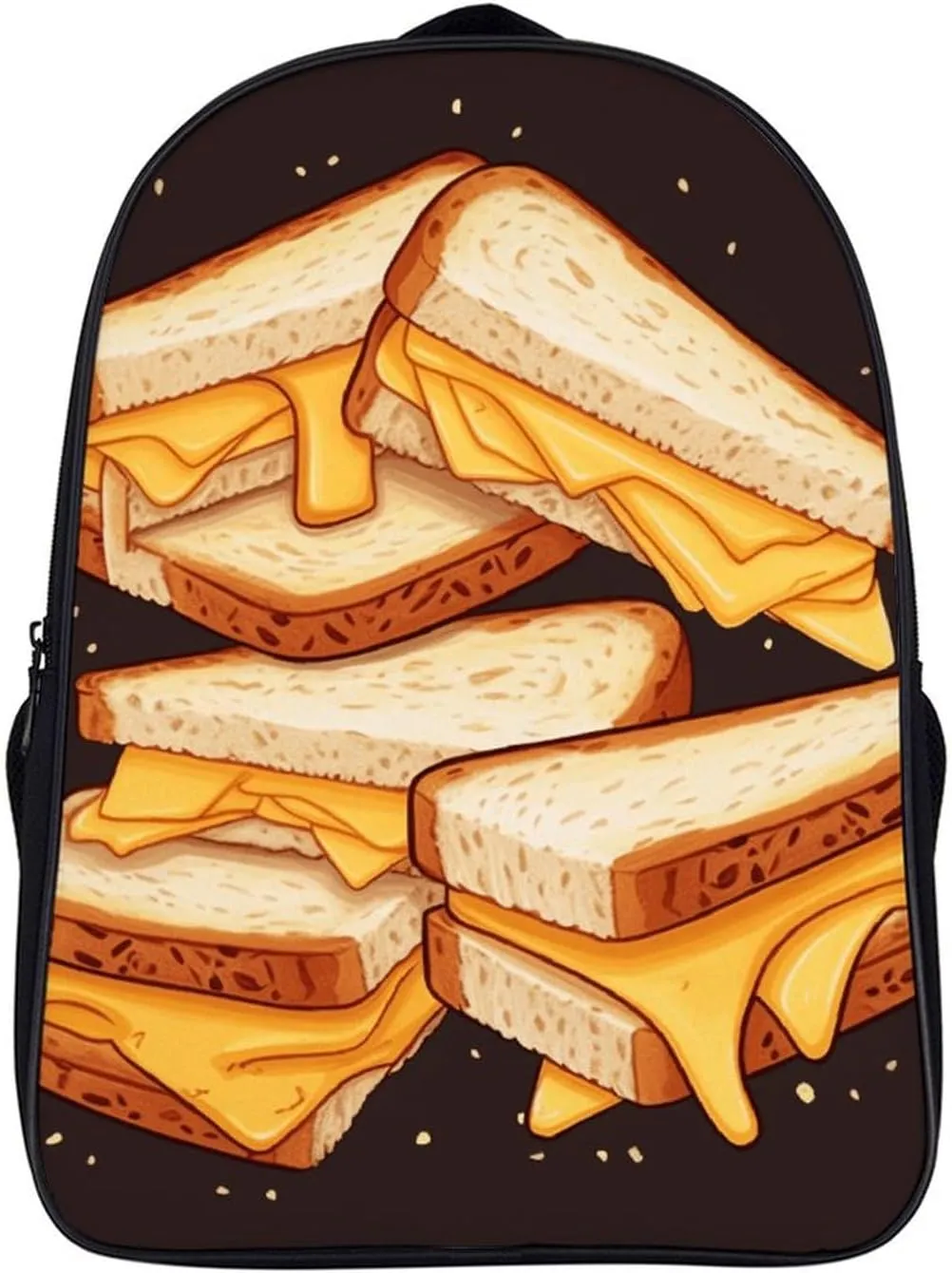 Travel Backpack for Men Women Cheese Sandwiches Laptop Backpack for Work Office Travel Casual Daypack