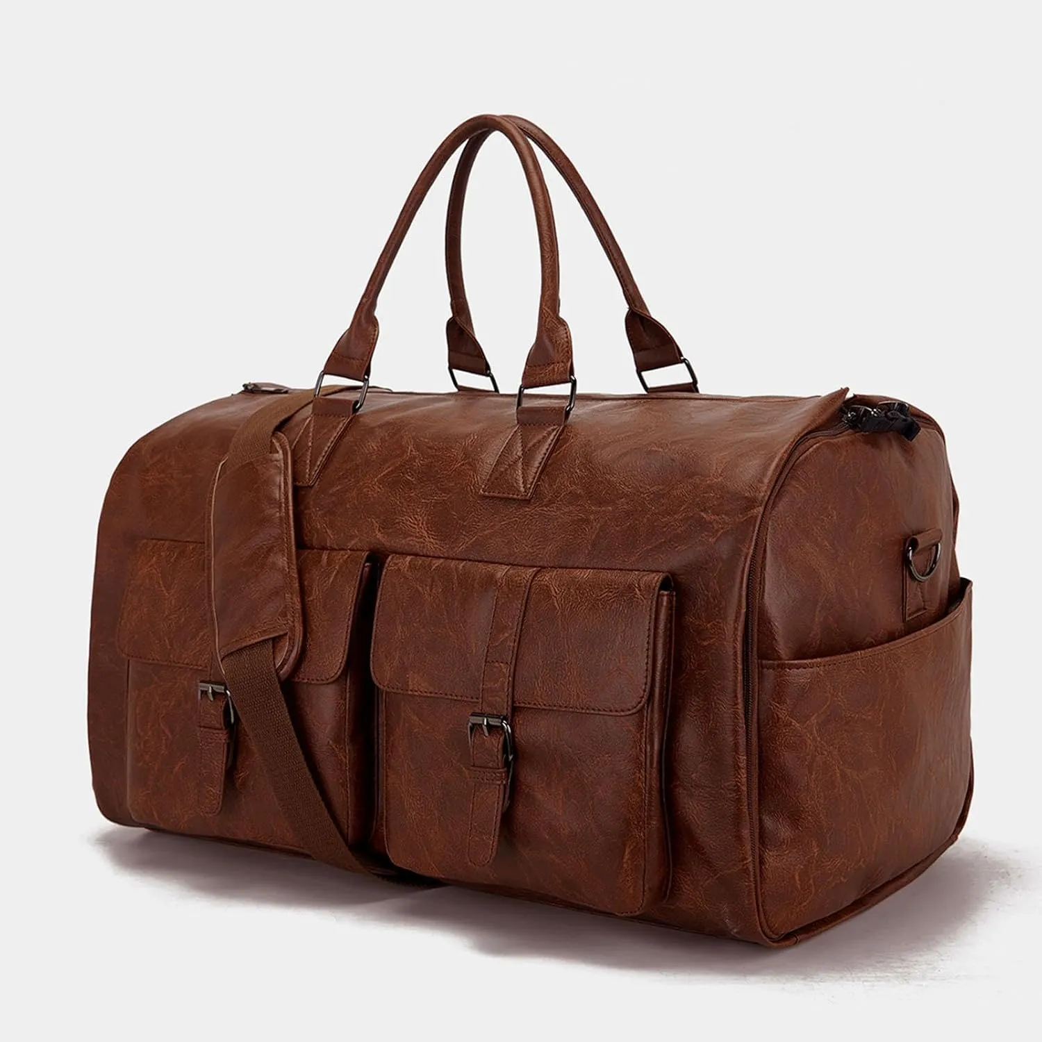 Travel Duffel Bag with Adjustable Strap for Garments