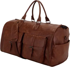 Travel Duffel Bag with Adjustable Strap for Garments