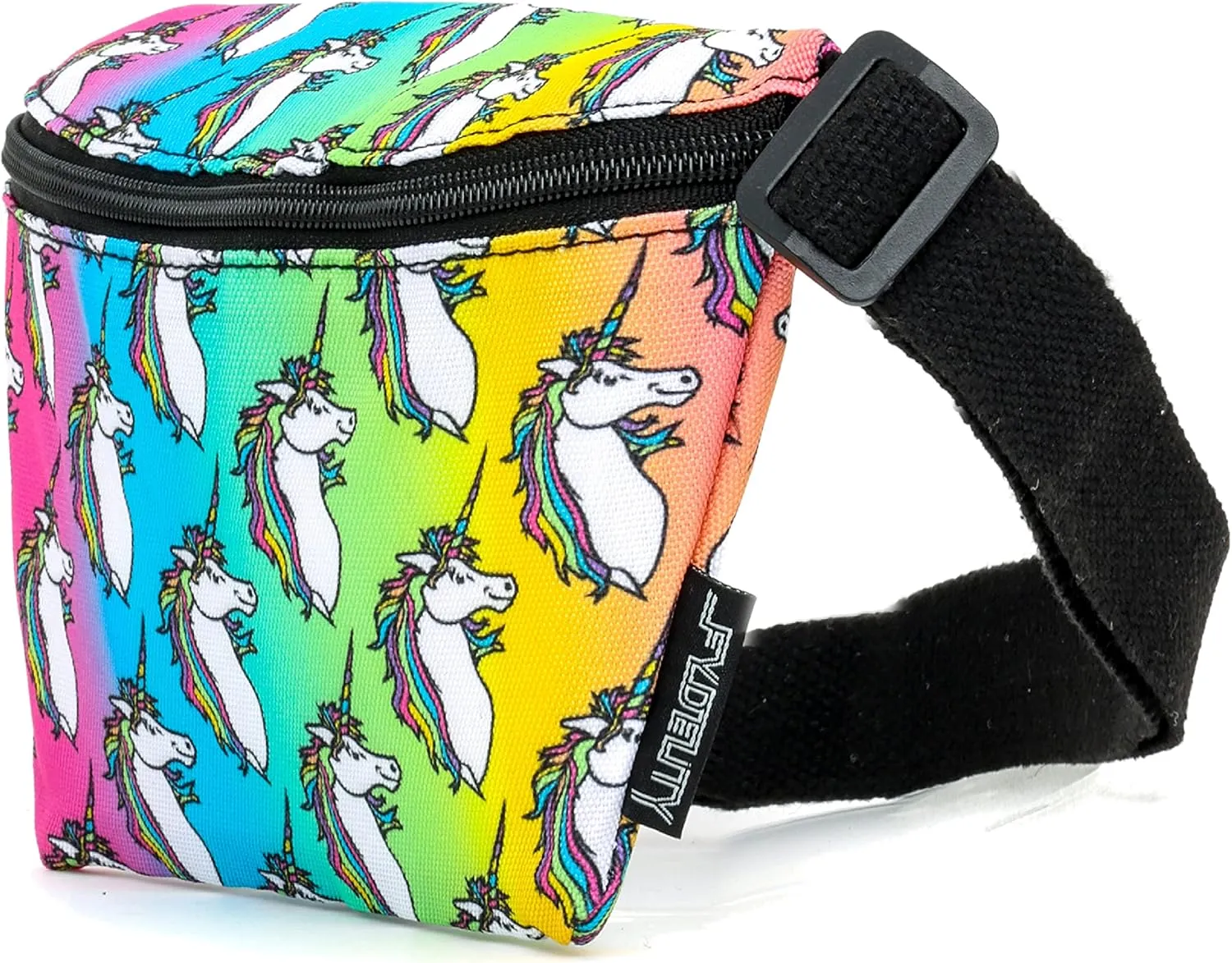 Unicorn Fanny Pack - Rainbow Pride Rave Waist Bag for Women - Small, Cute Crossbody Festival Bag