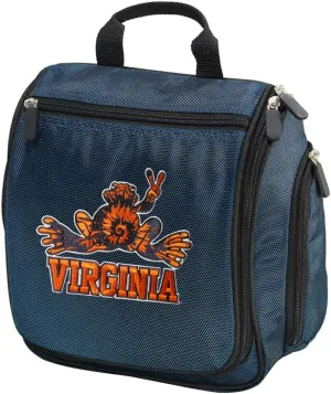 University of Virginia Toiletry Bags Or Hanging UVA Peace Frog Shaving Kits Travel Organizer