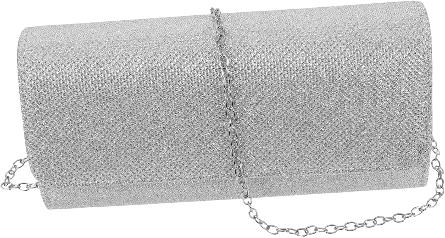 VALICLUD Evening Bag Clutch Purse for Women Black Evening Handbag Sparkling Prom Party Bag