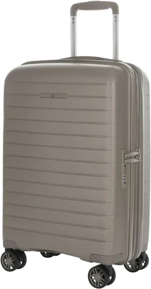 VERAGE Carry On Luggage With Spinner Wheels, Expandable Hardshell Spinner Suitcase for Travel, TSA Approved, (Carry-On 20-Inch, Khaki)