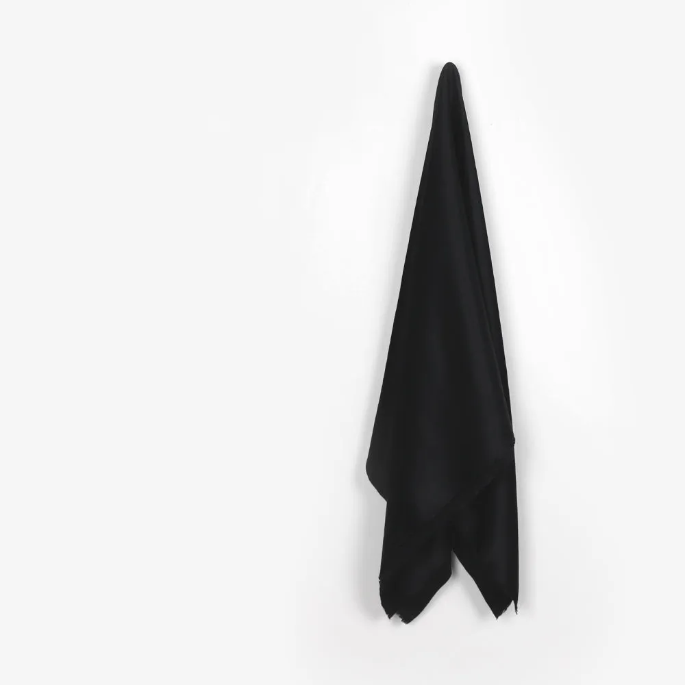 Viscose Twill Satin - Black