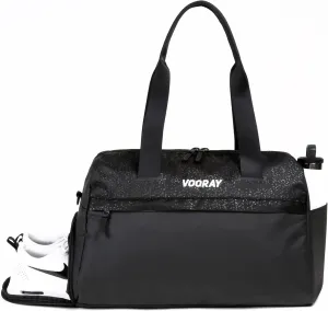 Vooray 25L Trainer Duffel Bag  Lightweight Travel Duffel for Women and Men with Shoe Pocket, Workout Bag, Weekender for Overnight, Football, Traveling, or Hospital Use