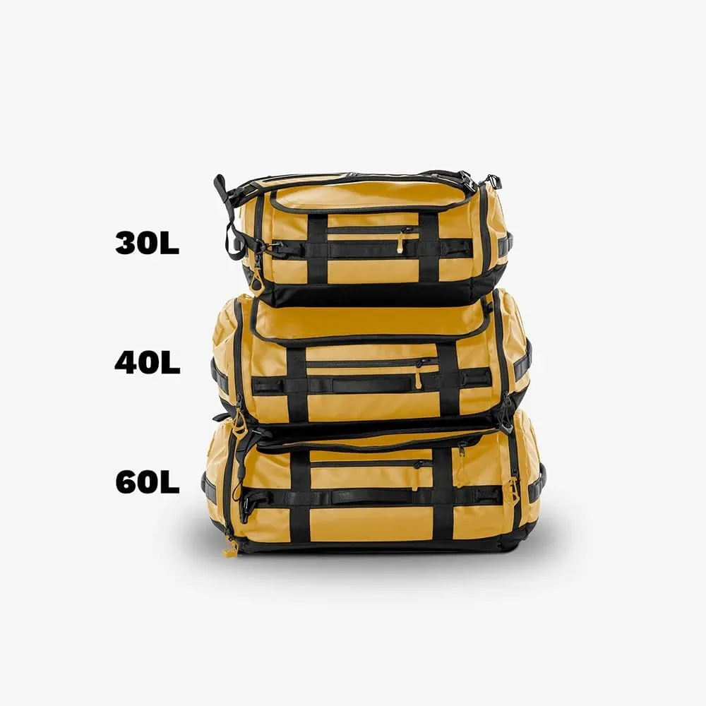 WANDRD CARRYALL 60L Dallol Yellow - Perfect Travel Essentials duffel Bag: Versatile for Traveling, Ideal Vacation & Everyday Travel Bag
