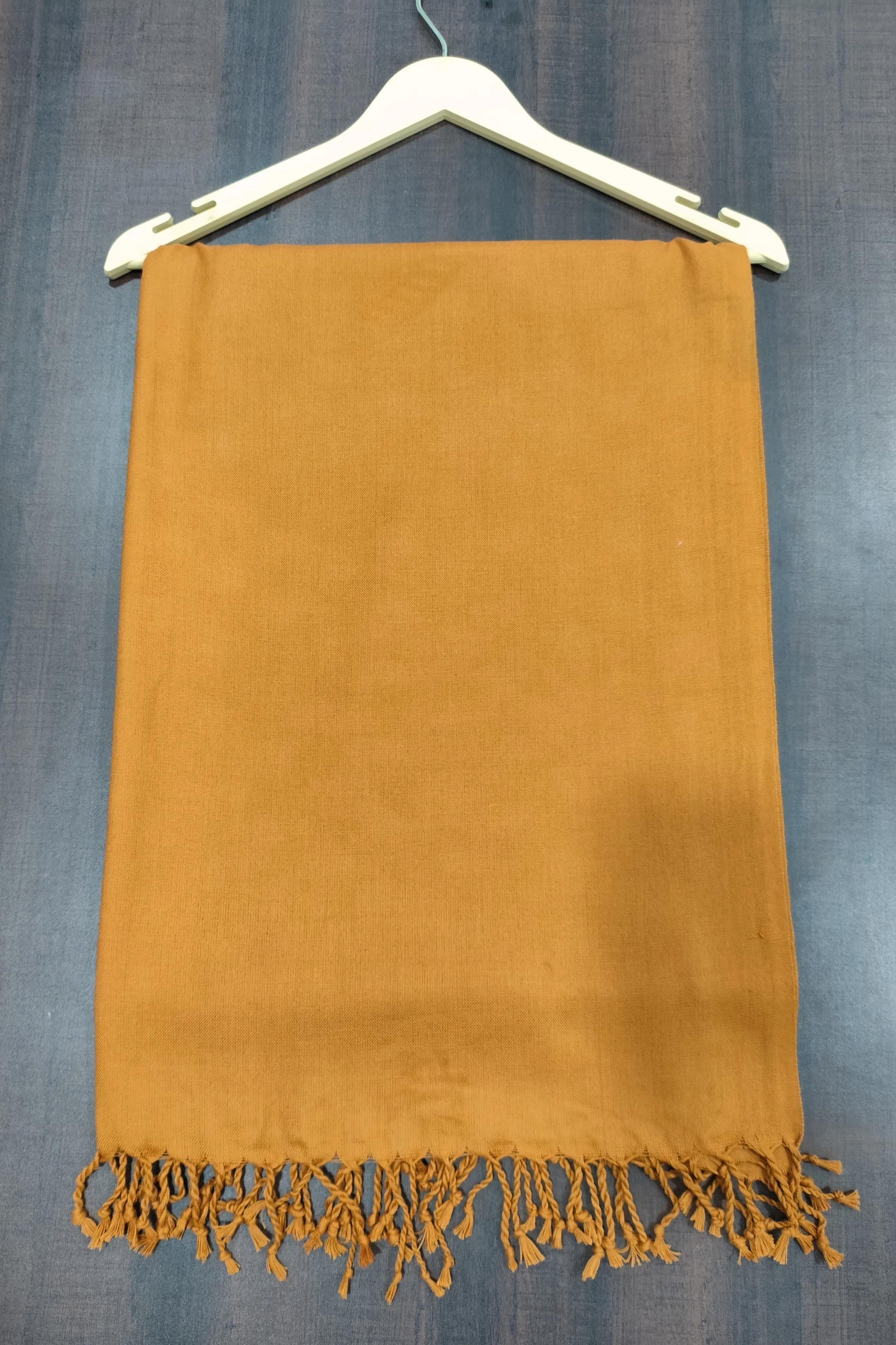 Warm Mustard Woollen Shawl