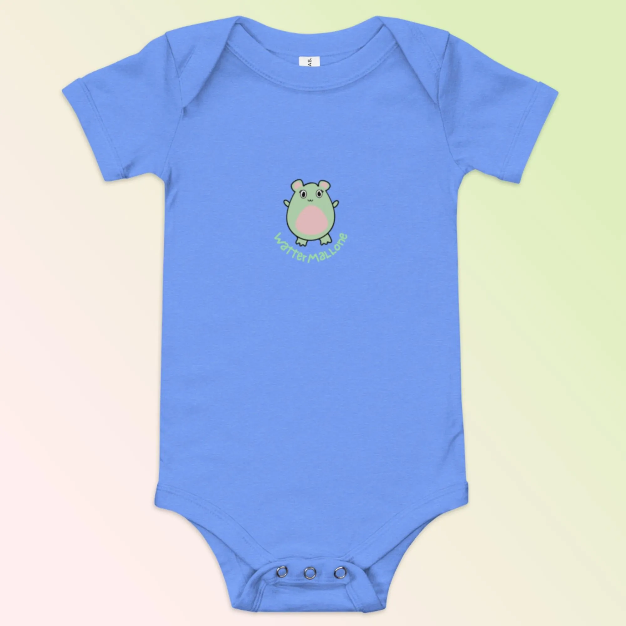 WaTTerMaLLone Green Baby Short Sleeve One Piece