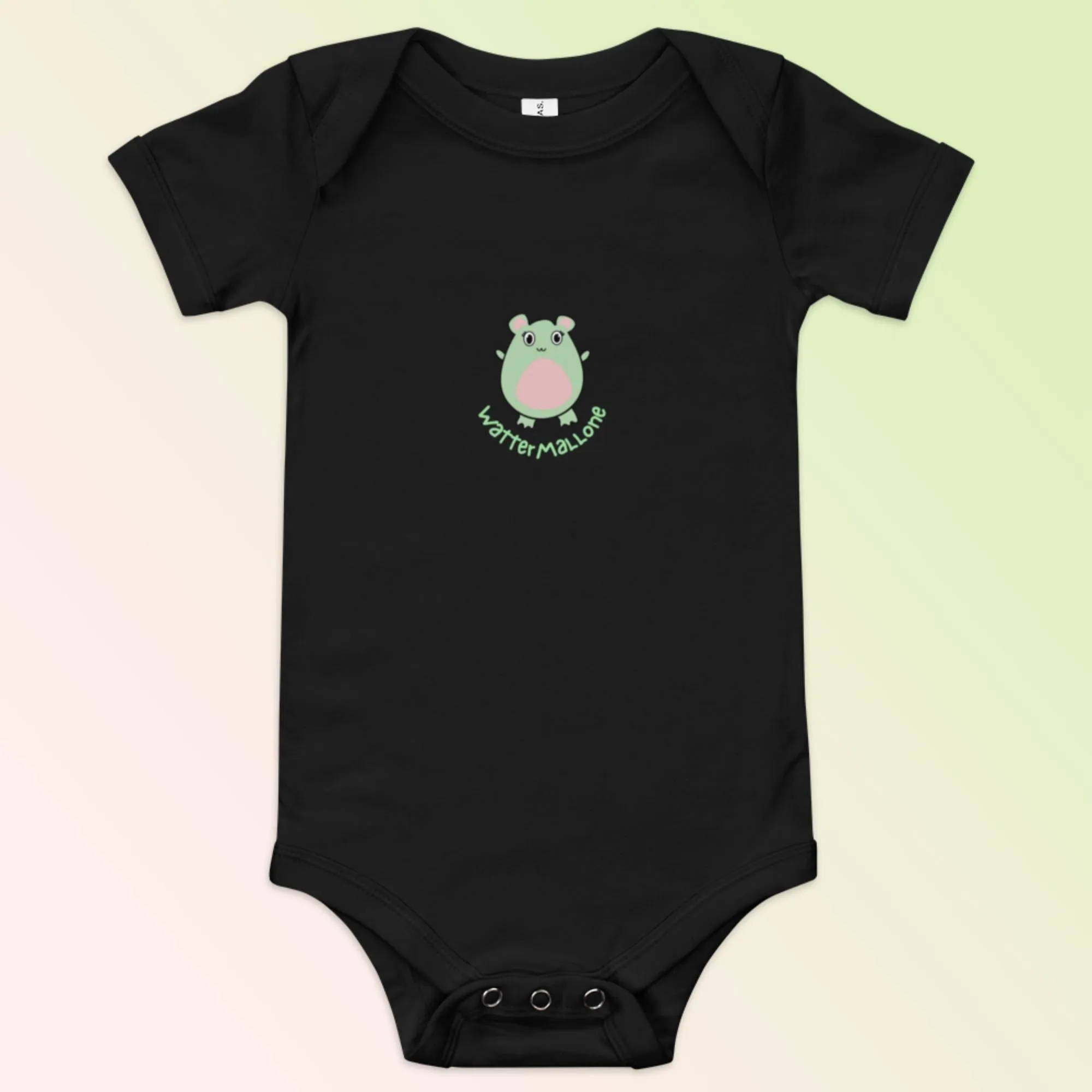 WaTTerMaLLone Green Baby Short Sleeve One Piece