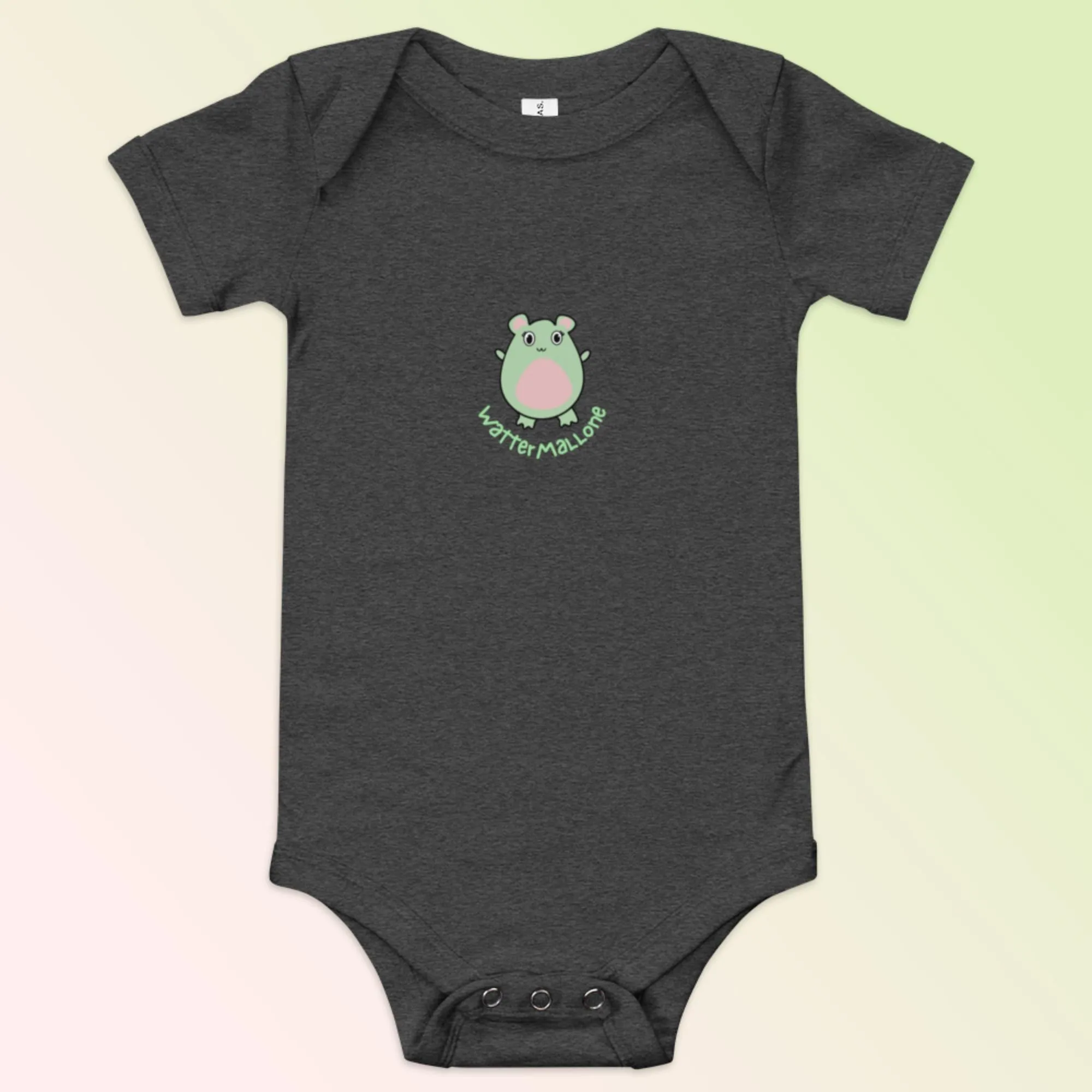 WaTTerMaLLone Green Baby Short Sleeve One Piece
