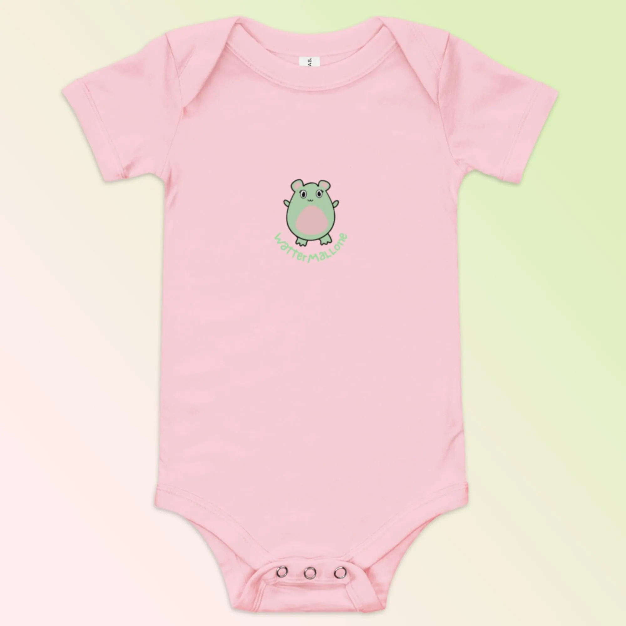 WaTTerMaLLone Green Baby Short Sleeve One Piece