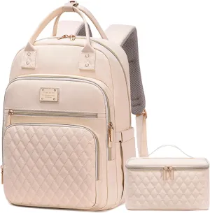 Weitars Lunch Backpack for Women,15.6 Inch Laptop Backpacks Travel Backpack for Women,Work Back pack,Teacher Nurse Back pack Insulated Lunch Bookbag Cooler Backpacks