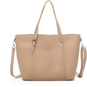 Women Handbags Shoulder Bags, Satchel Tote Bag, Big Women Handbag Leather Women Shoulder Bags Designer Women Messenger Bags Ladies Casual Tote Bags (Color : Khaki)