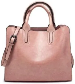 Women Handbags Shoulder Bags, Satchel Tote Bag, Leather Tote Bag Women Handbag Designer Shoulder Bags Fashion Ladies Crossbody Bag Large (Color : Pink, Size : 32x11x27cm)
