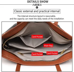 Women Handbags Shoulder Bags, Satchel Tote Bag, Woman Retro Leather Shoulder Bags Designer Handbag Trendy High-end Tote Bag Simple All-Match Lady Wrist Bags (Color : Green Handbag)