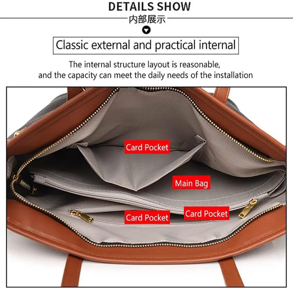 Women Handbags Shoulder Bags, Satchel Tote Bag, Woman Retro Leather Shoulder Bags Designer Handbag Trendy High-end Tote Bag Simple All-Match Lady Wrist Bags (Color : Green Handbag)
