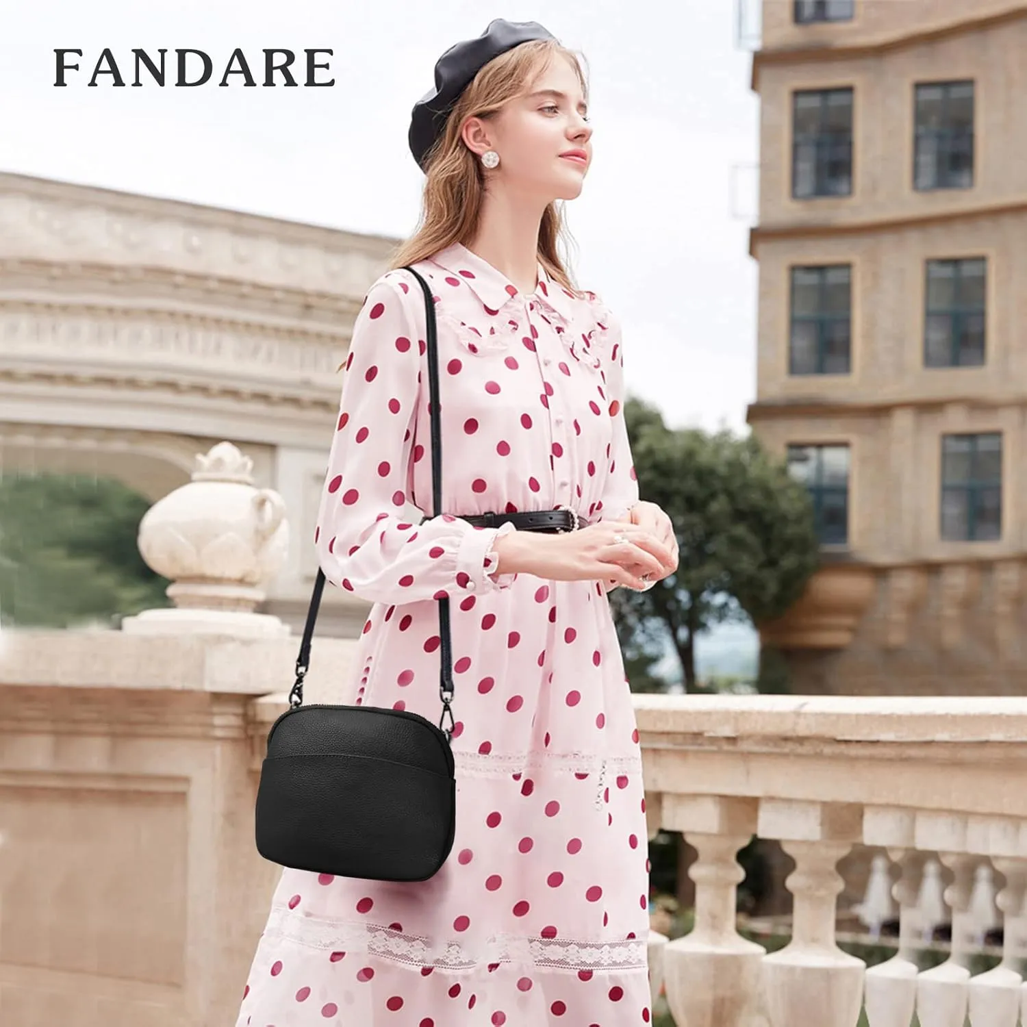 Women Shoulder Bags Genuine Leather Purse Lightweight Satchel
