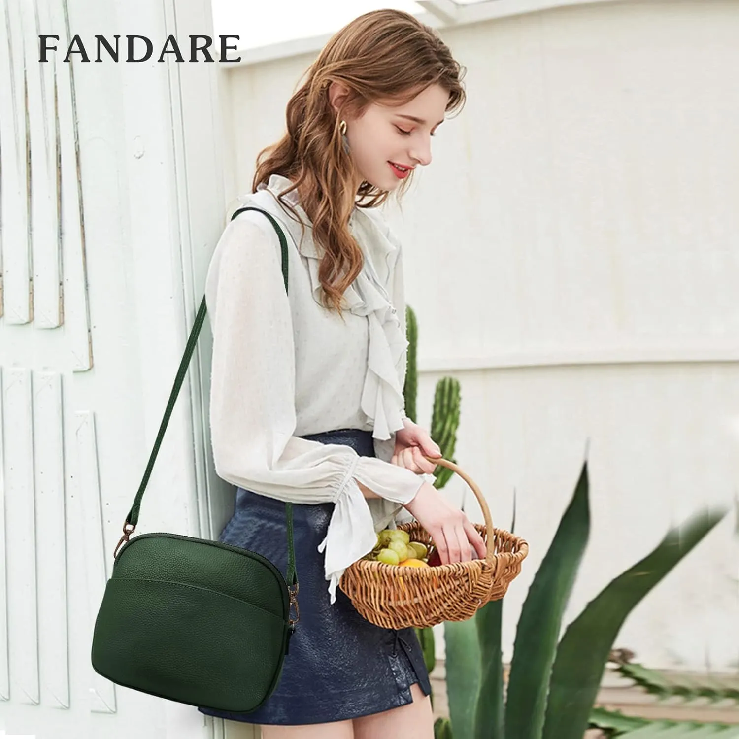 Women Shoulder Bags Genuine Leather Purse Lightweight Satchel