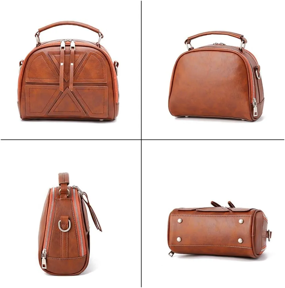 Women Small Purse PU Leather Shoulder Bags Vintage Satchel