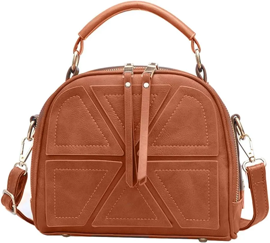 Women Small Purse PU Leather Shoulder Bags Vintage Satchel