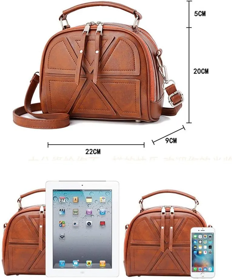 Women Small Purse PU Leather Shoulder Bags Vintage Satchel