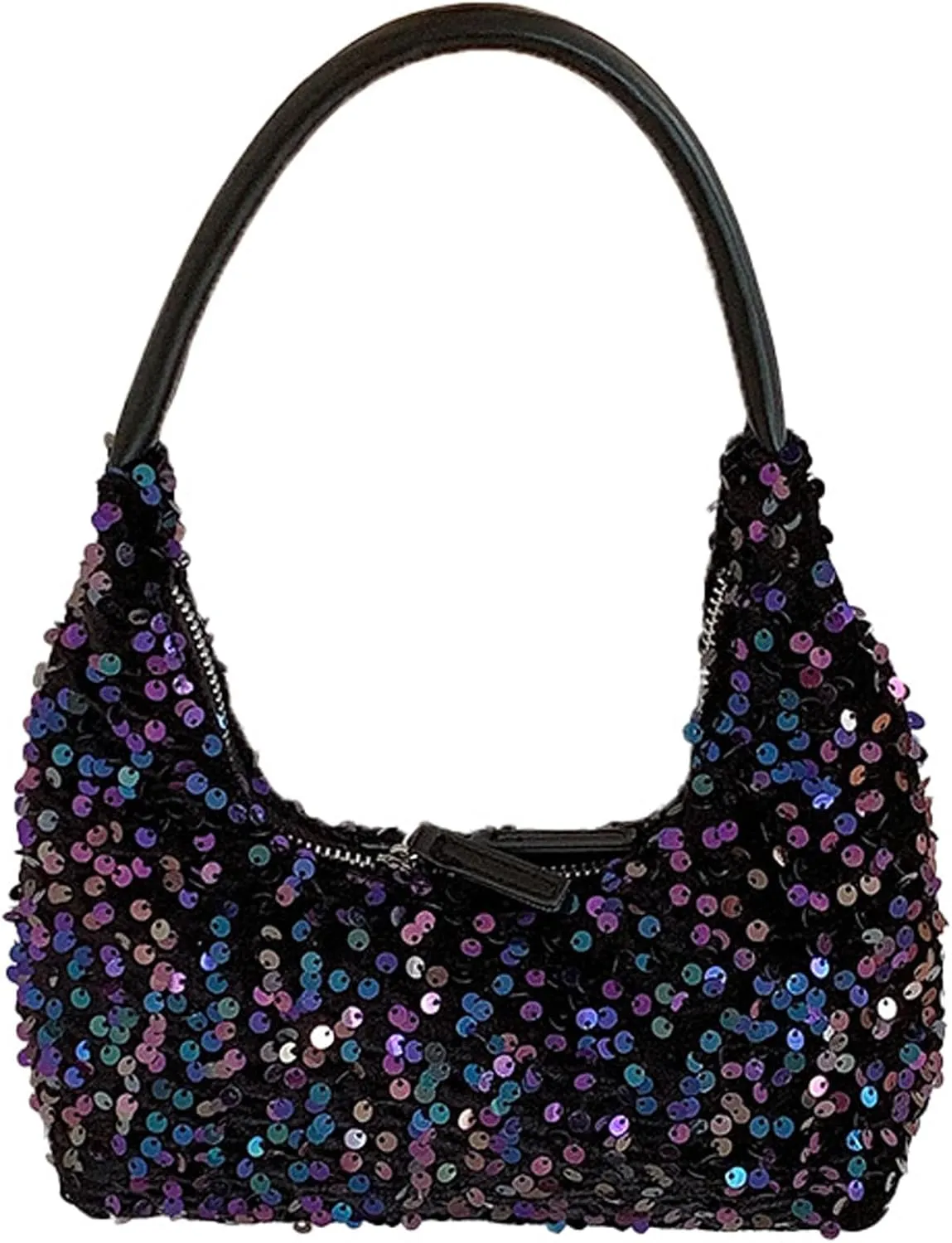Women's Sequin Glitter Handbags Fashion Sparkly Evening Jean Clutch Purse for Formal/Party/Wedding/Prom/Club (Blue)