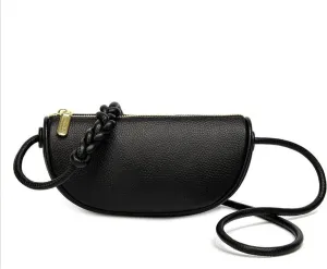 Women's Shoulder Bags Korean Fashion Trend Saddle Sling Handbags for Women Genuine Leather Casual Vintage Tote Cute Lady Shoulder Bags